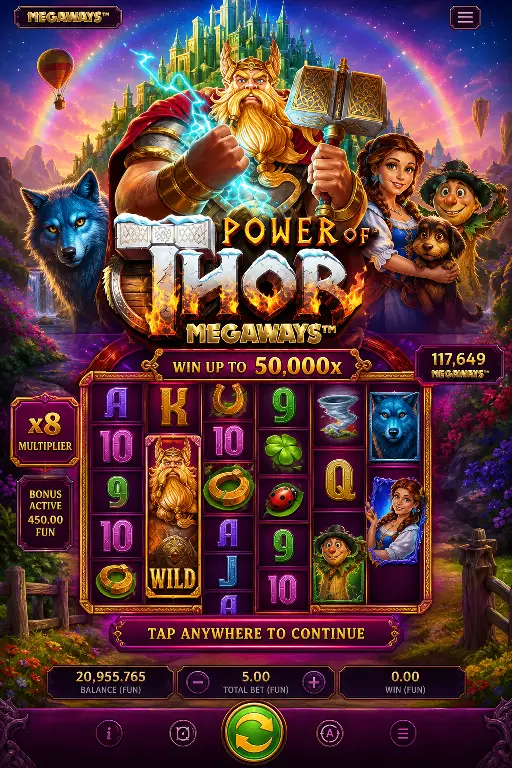 PowerofThorMegaways — скриншот 1